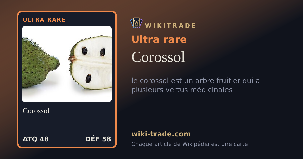 Corossol — carte Ultra rare