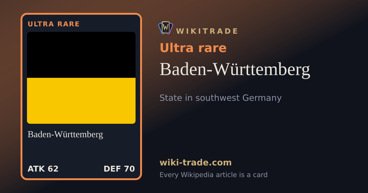 Baden-Württemberg — Ultra rare card