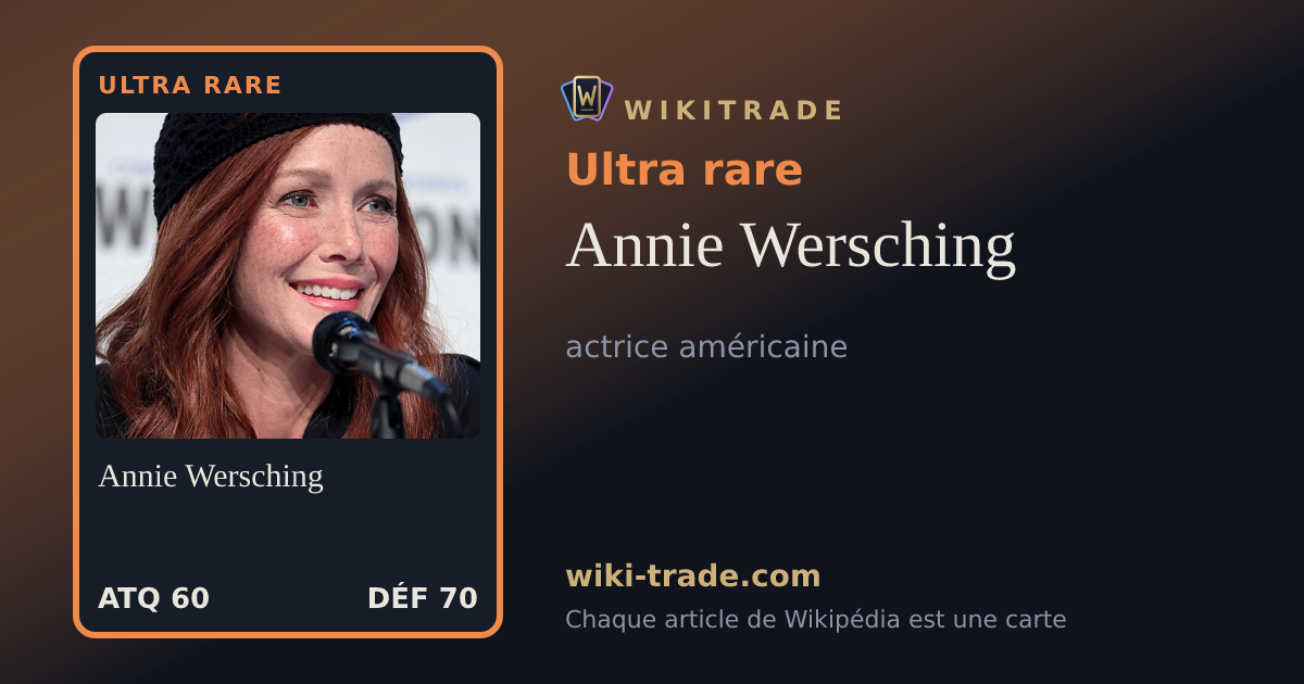 Annie Wersching — carte Ultra rare