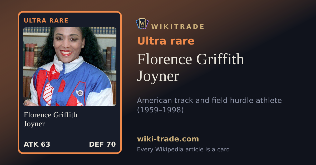 Florence Griffith Joyner — Ultra rare card