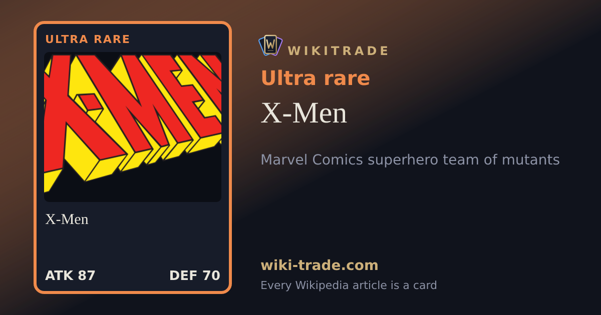 X-Men — Ultra rare card