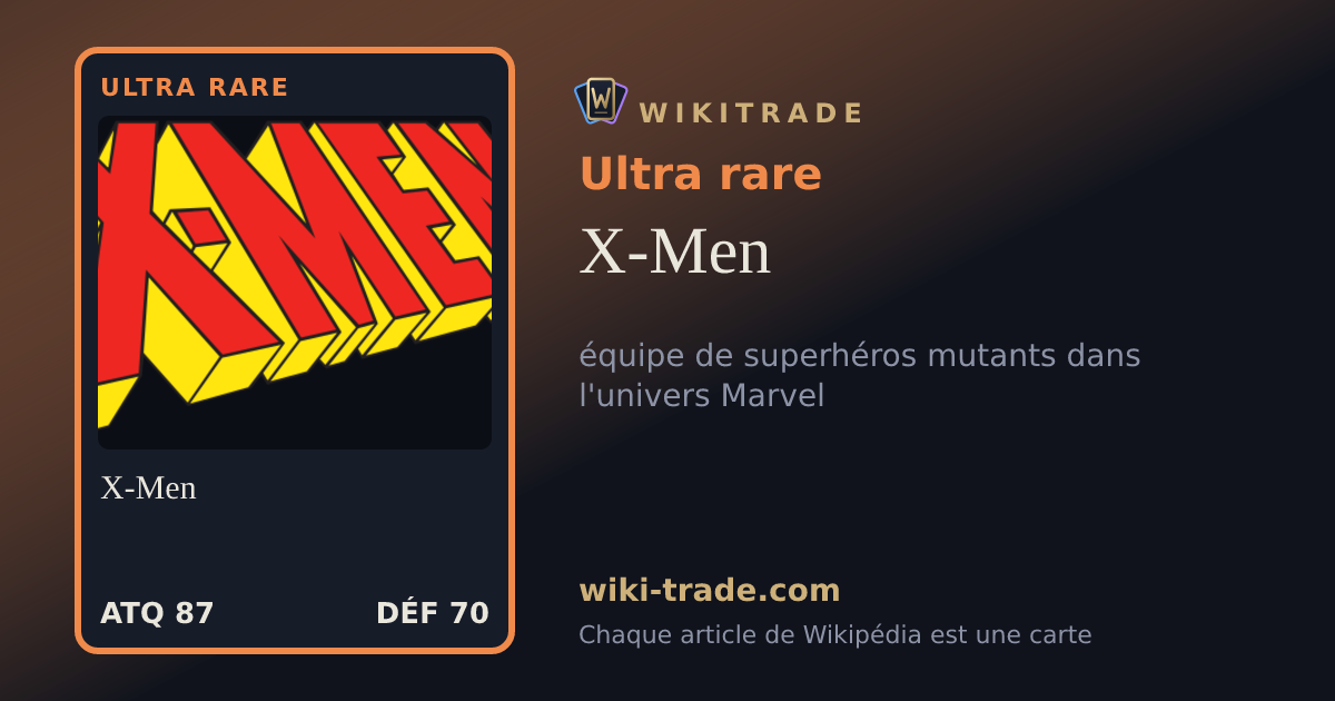 X-Men — carte Ultra rare