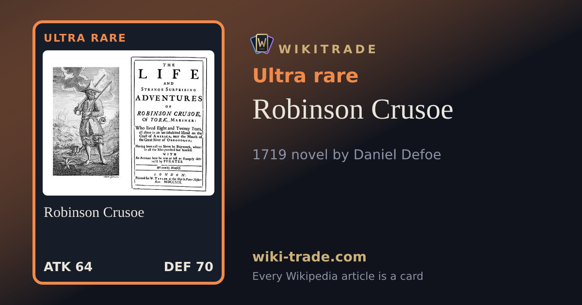 Robinson Crusoe — Ultra rare card