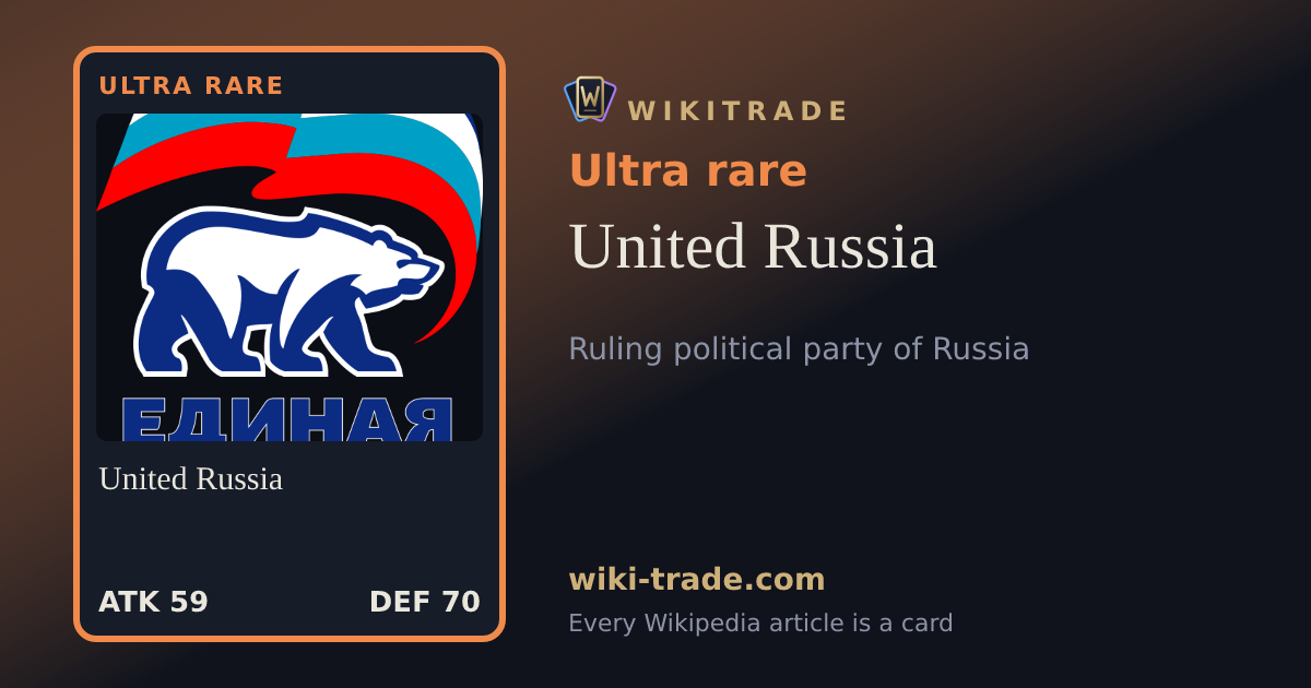 United Russia — Ultra rare card