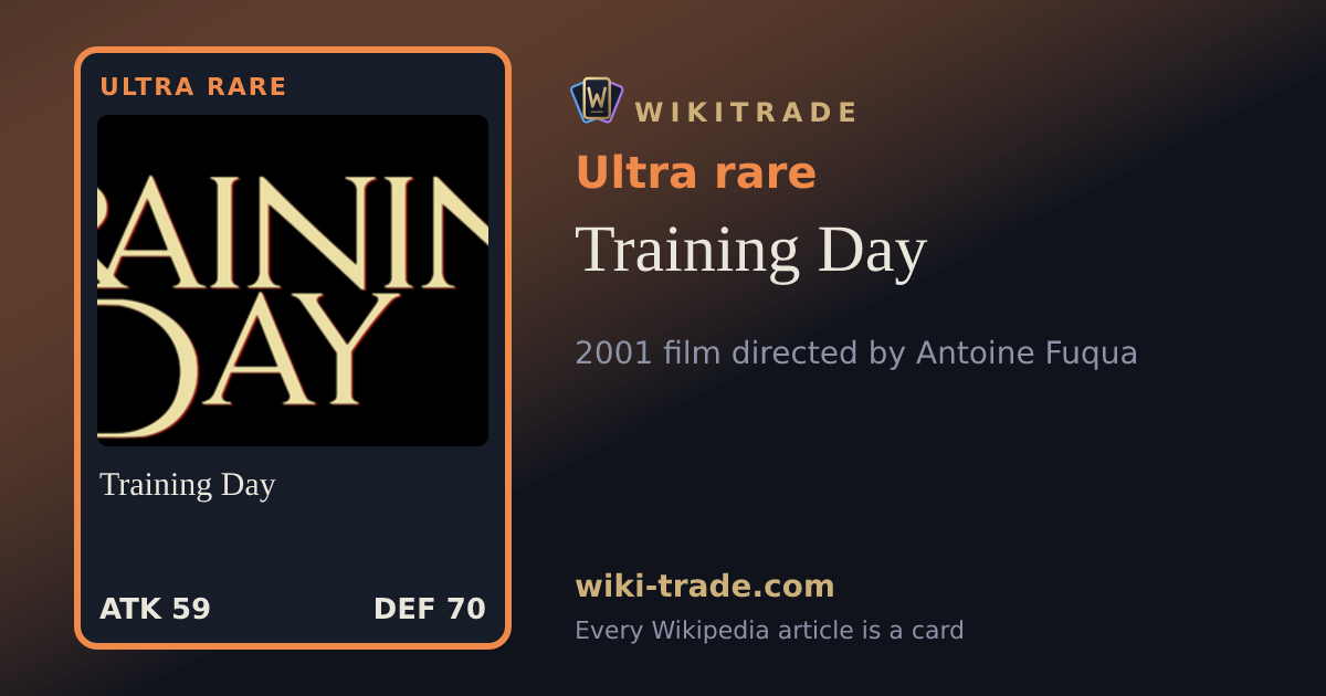Training Day — Ultra rare card
