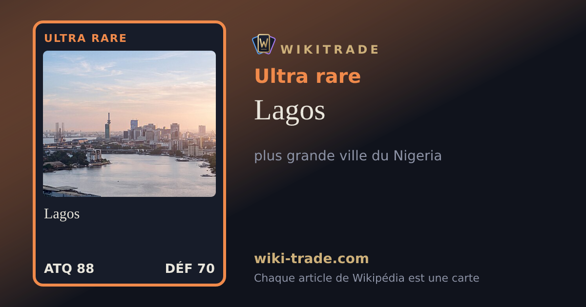 Lagos — carte Ultra rare
