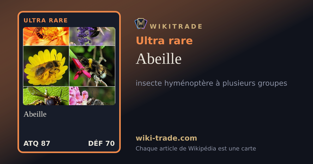 Abeille — carte Ultra rare