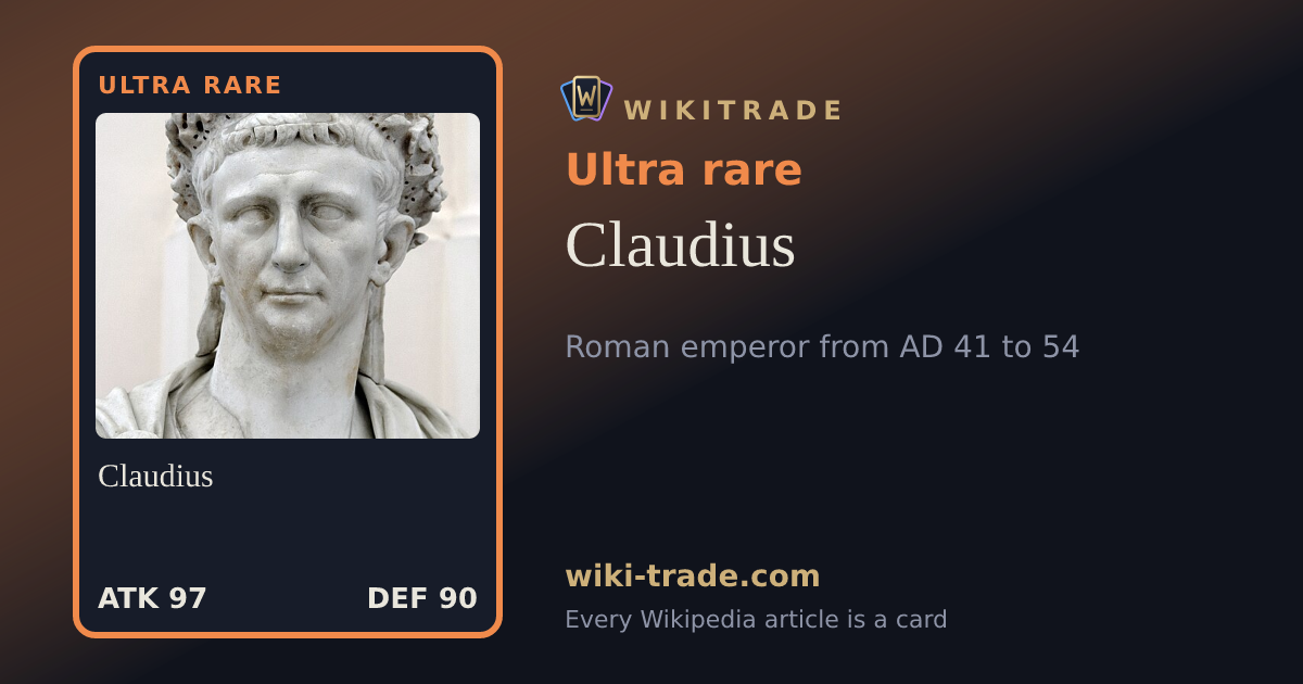 Claudius — Ultra rare card