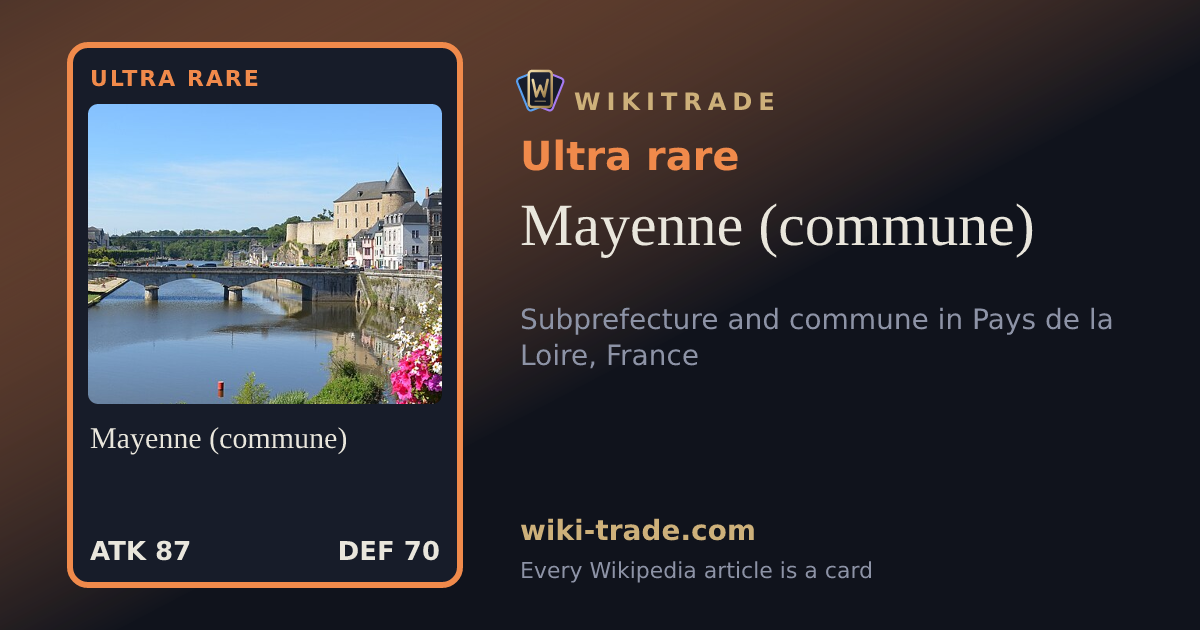 Mayenne (commune) — Ultra rare card