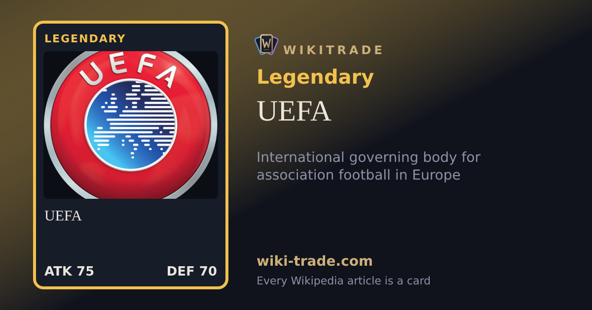 UEFA — Legendary card