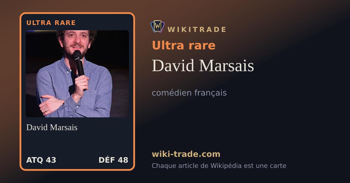 David Marsais — carte Ultra rare