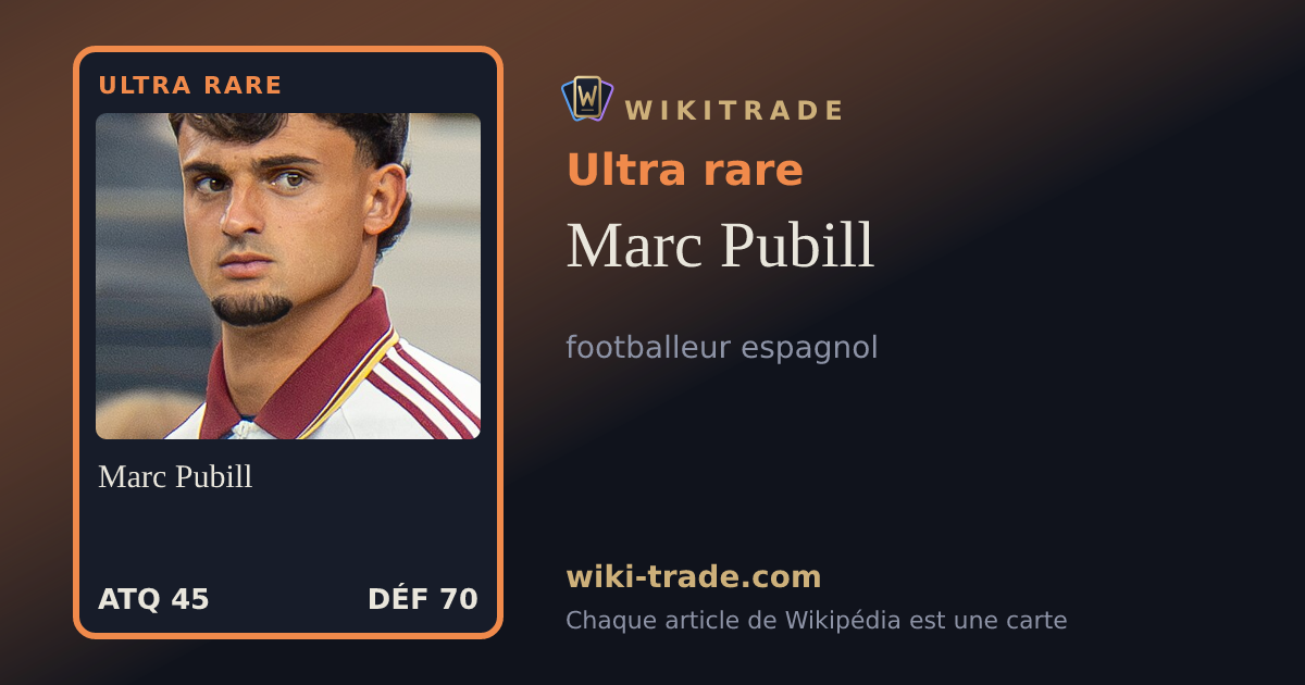 Marc Pubill — carte Ultra rare