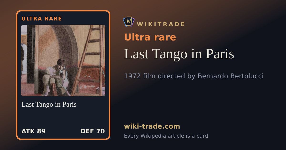 Last Tango in Paris — Ultra rare card