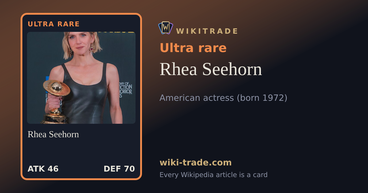 Rhea Seehorn — Ultra rare card