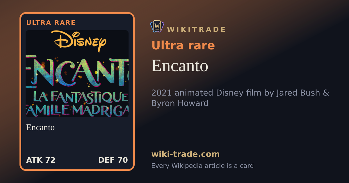 Encanto — Ultra rare card