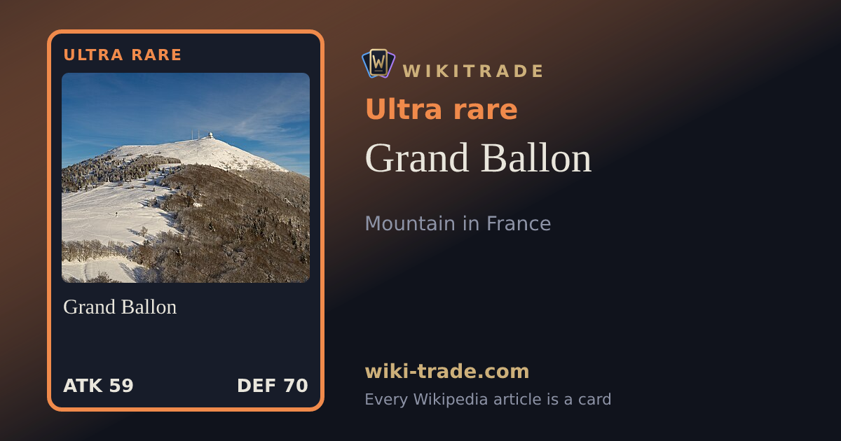 Grand Ballon — Ultra rare card