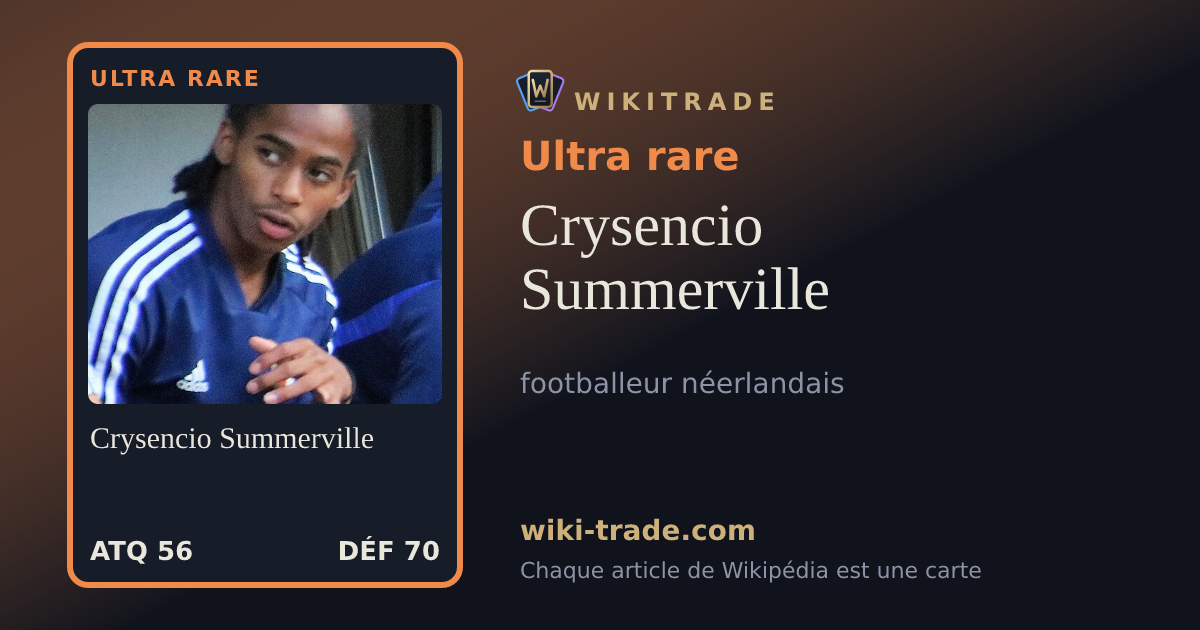Crysencio Summerville — carte Ultra rare