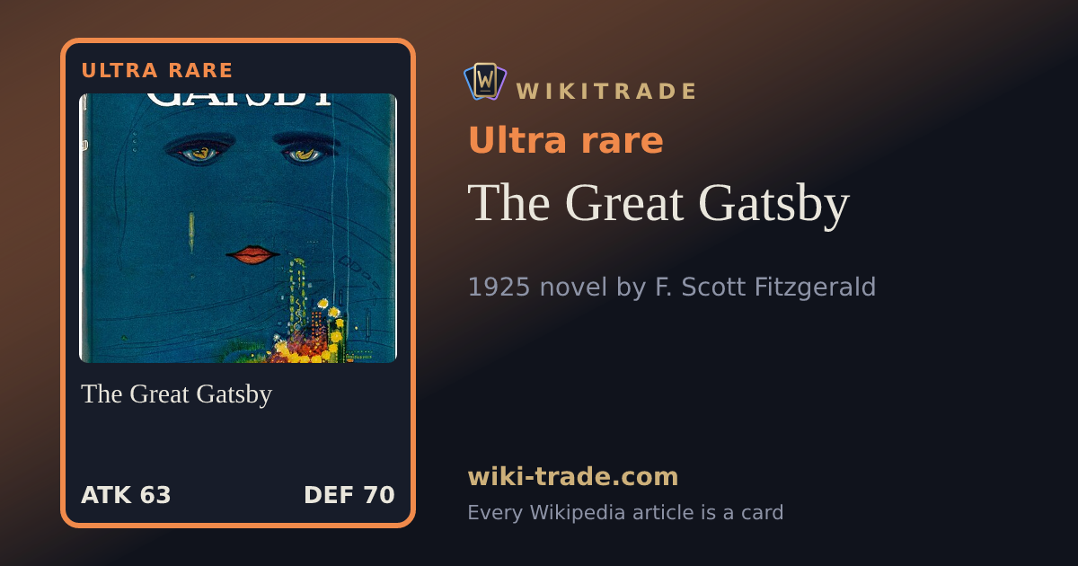 The Great Gatsby — Ultra rare card