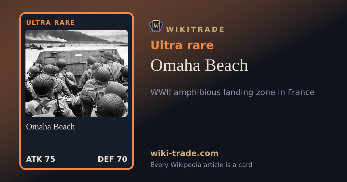 Omaha Beach — Ultra rare card