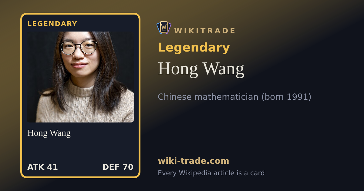 Hong Wang — Legendary card