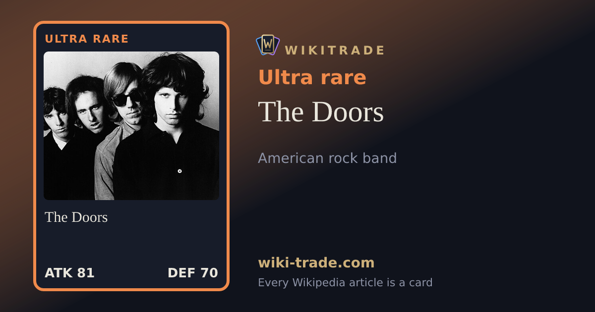 The Doors — Ultra rare card
