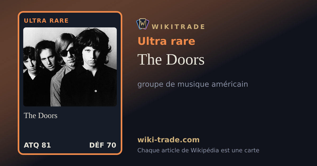 The Doors — carte Ultra rare