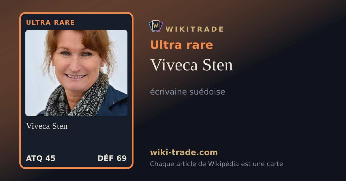 Viveca Sten — carte Ultra rare
