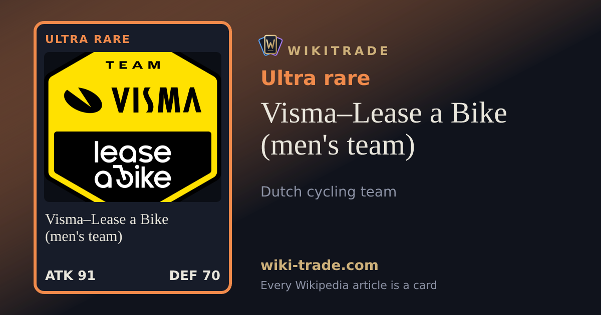 Visma–Lease a Bike (men's team) — Ultra rare card