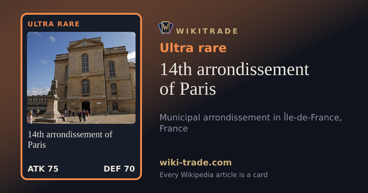14th arrondissement of Paris — Ultra rare card