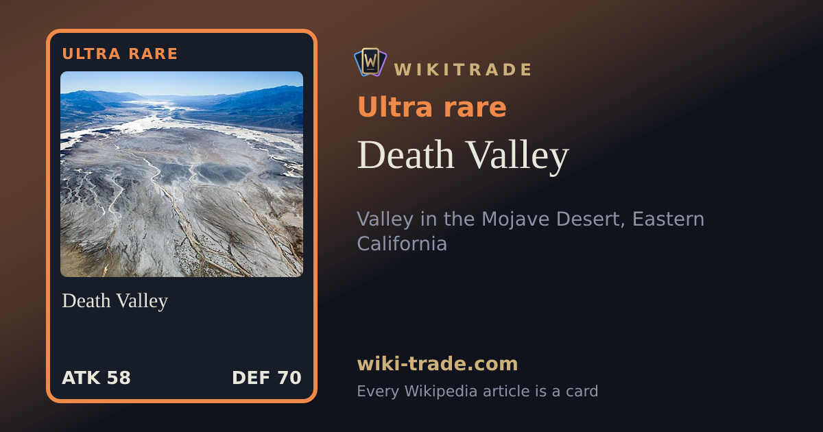 Death Valley — Ultra rare card