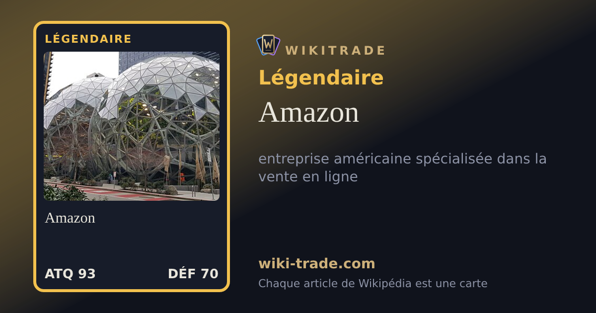 Amazon — carte Légendaire