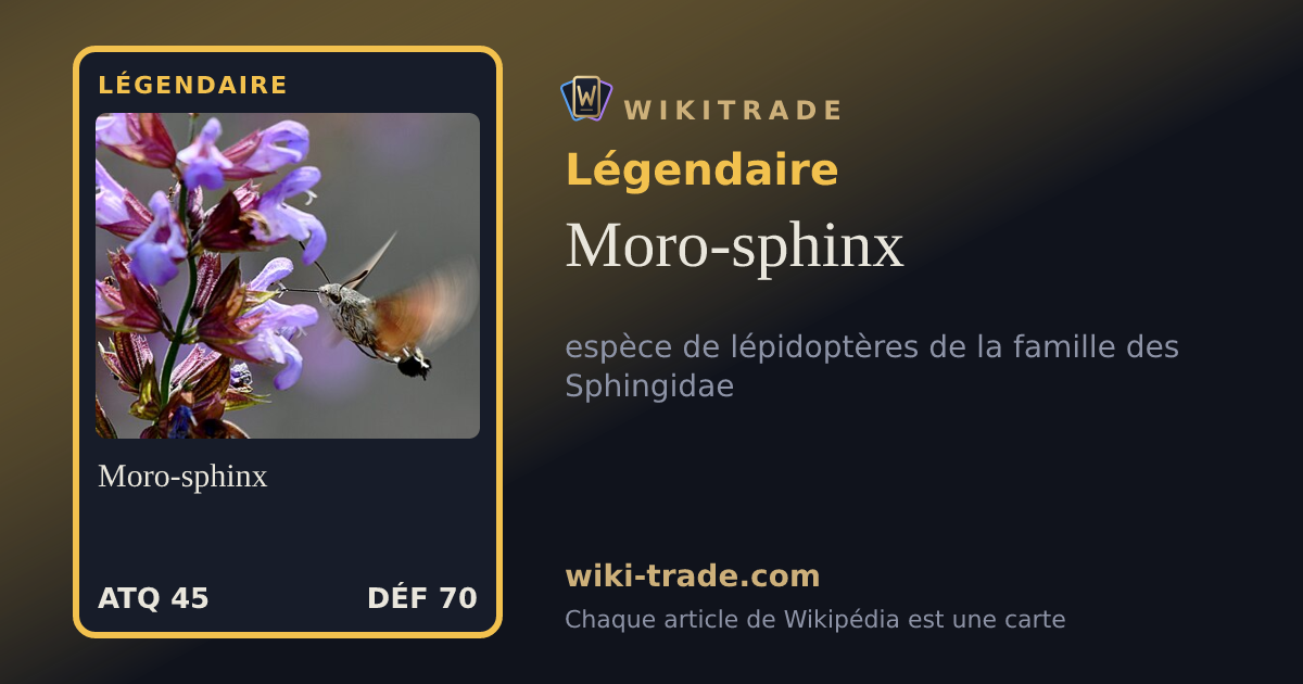 Moro-sphinx — carte Légendaire