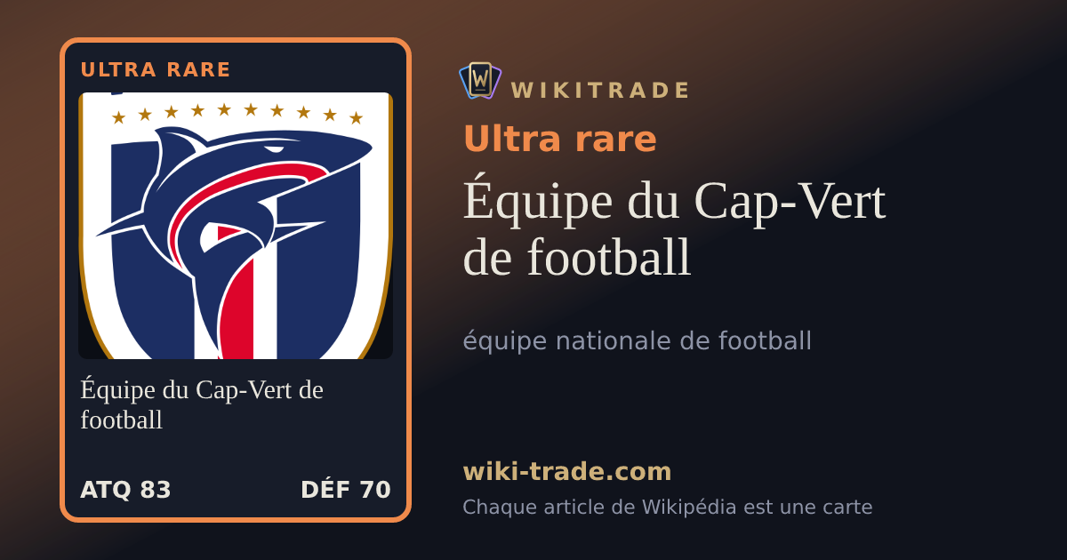Équipe du Cap-Vert de football — carte Ultra rare