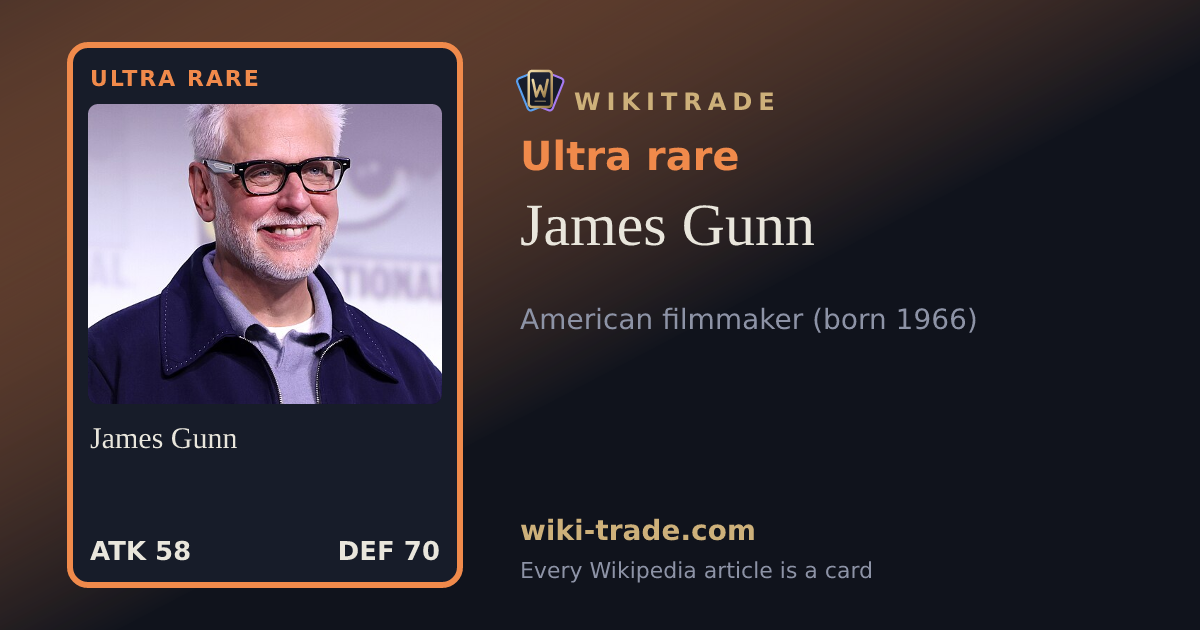 James Gunn — Ultra rare card
