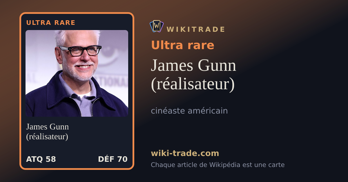 James Gunn (réalisateur) — carte Ultra rare