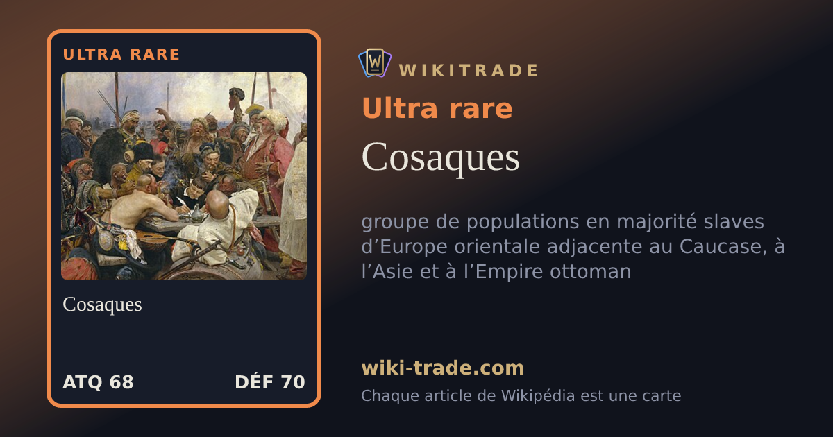 Cosaques — carte Ultra rare