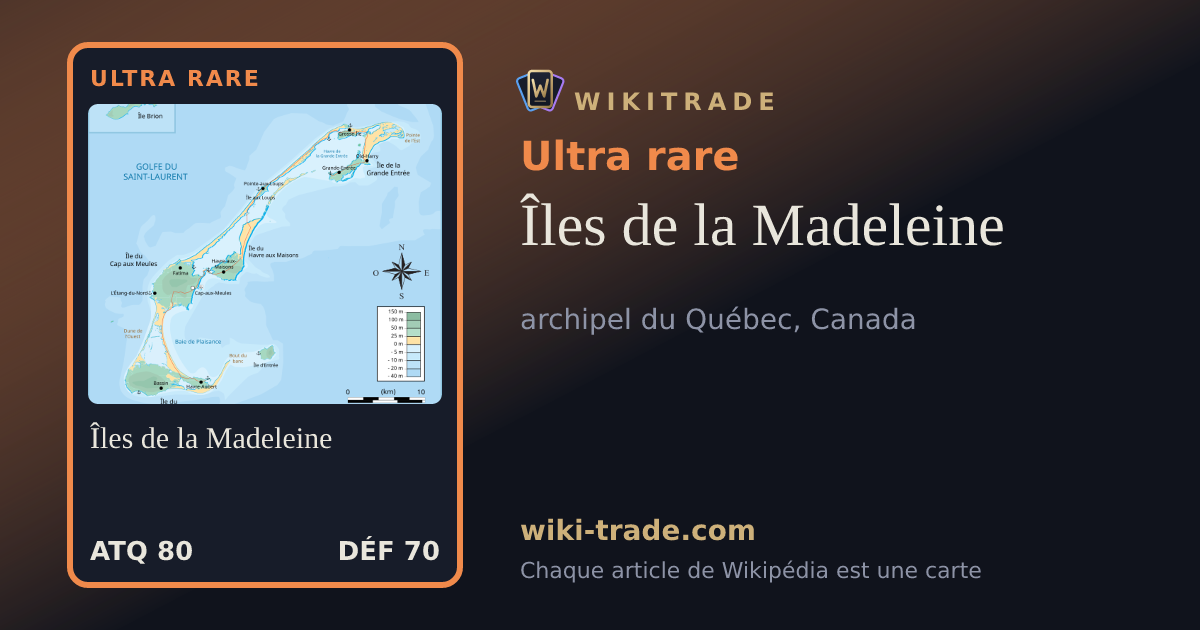 Îles de la Madeleine — carte Ultra rare
