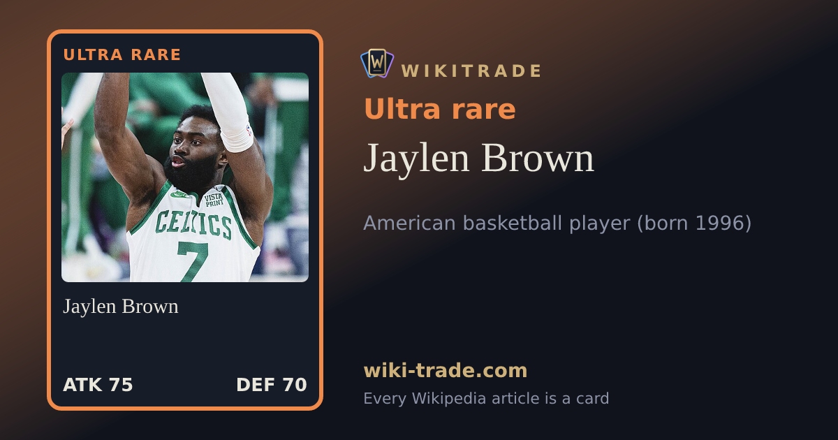Jaylen Brown — Ultra rare card