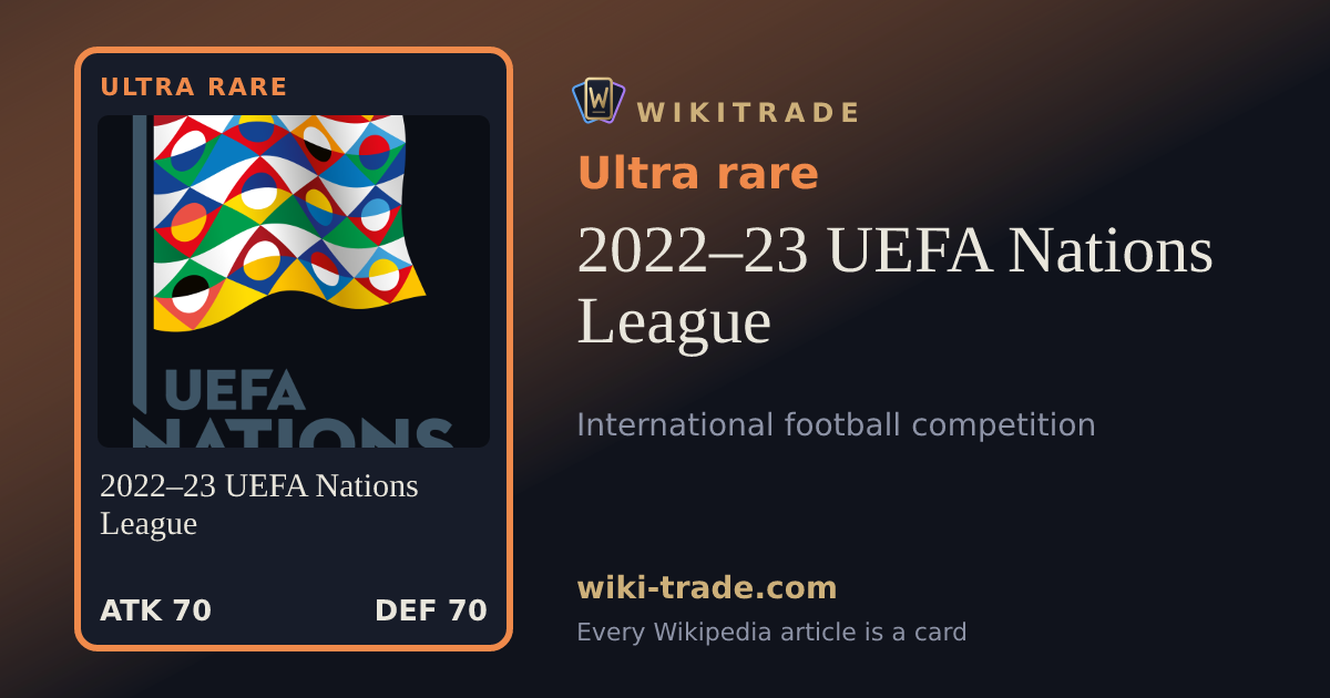 2022–23 UEFA Nations League — Ultra rare card