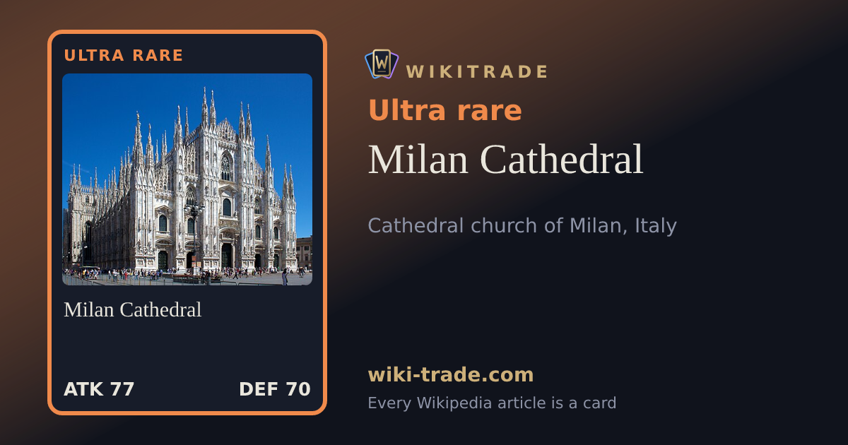 Milan Cathedral — Ultra rare card