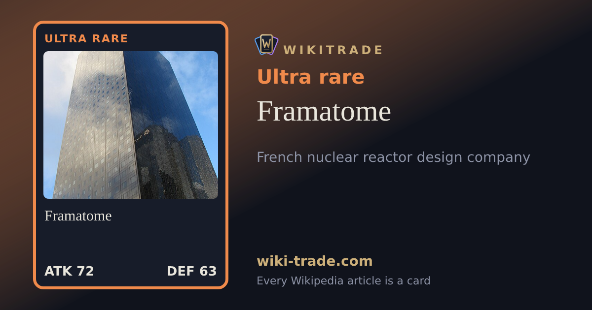 Framatome — Ultra rare card