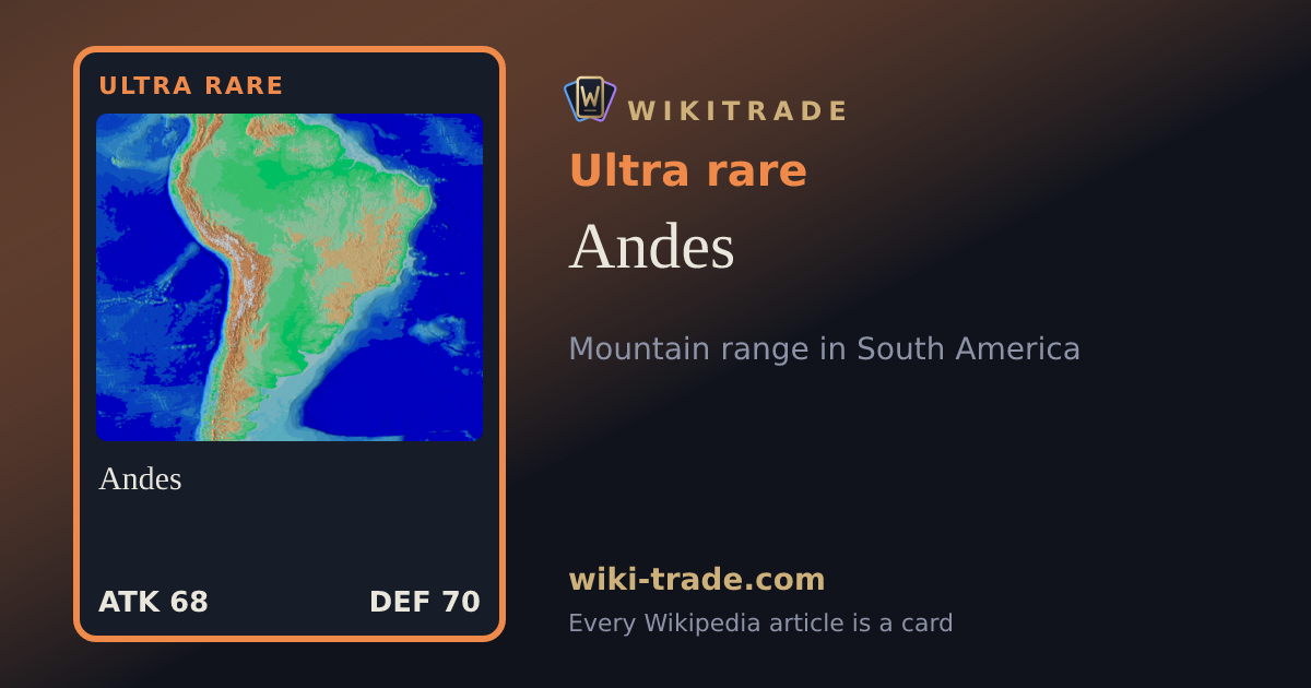 Andes — Ultra rare card