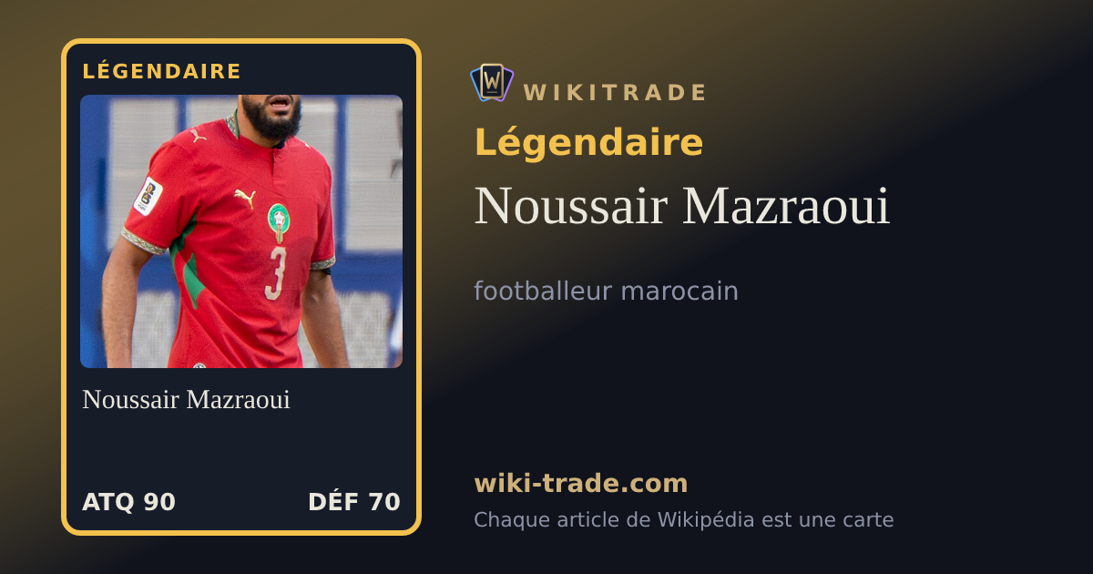 Noussair Mazraoui — carte Légendaire