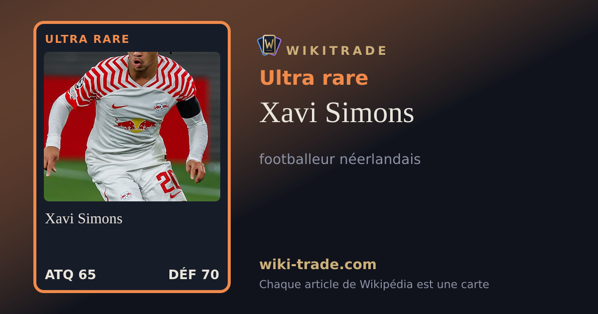 Xavi Simons — carte Ultra rare