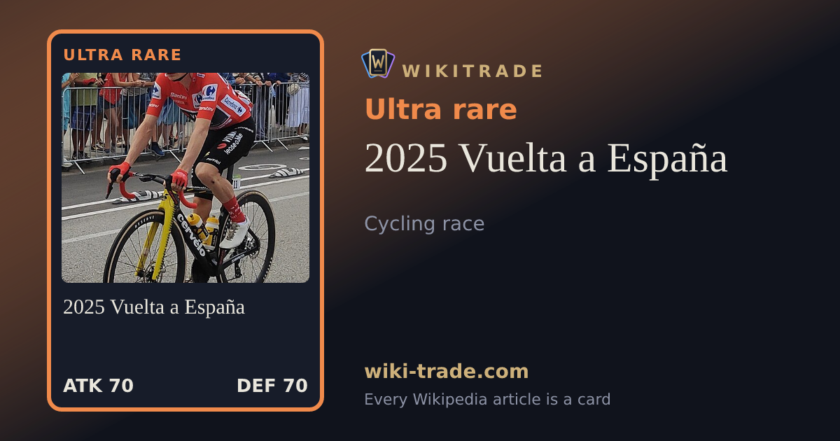 2025 Vuelta a España — Ultra rare card