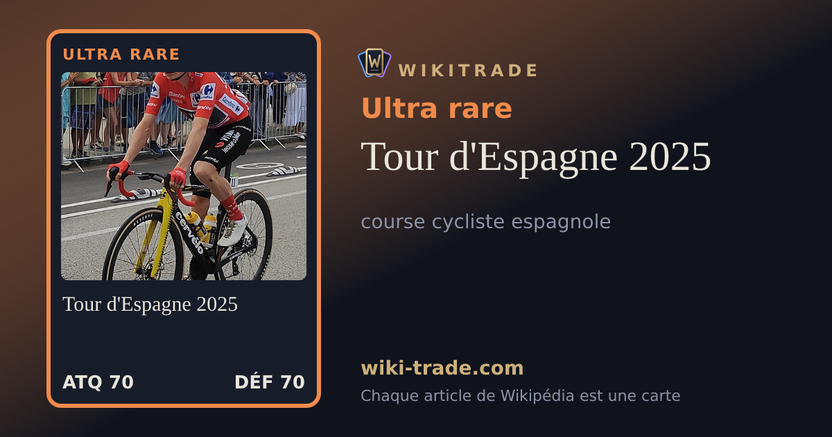 Tour d'Espagne 2025 — carte Ultra rare