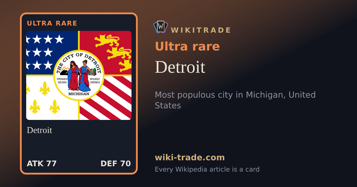Detroit — Ultra rare card