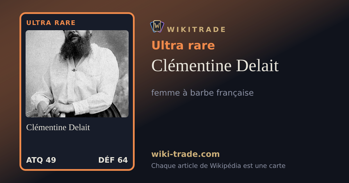 Clémentine Delait — carte Ultra rare
