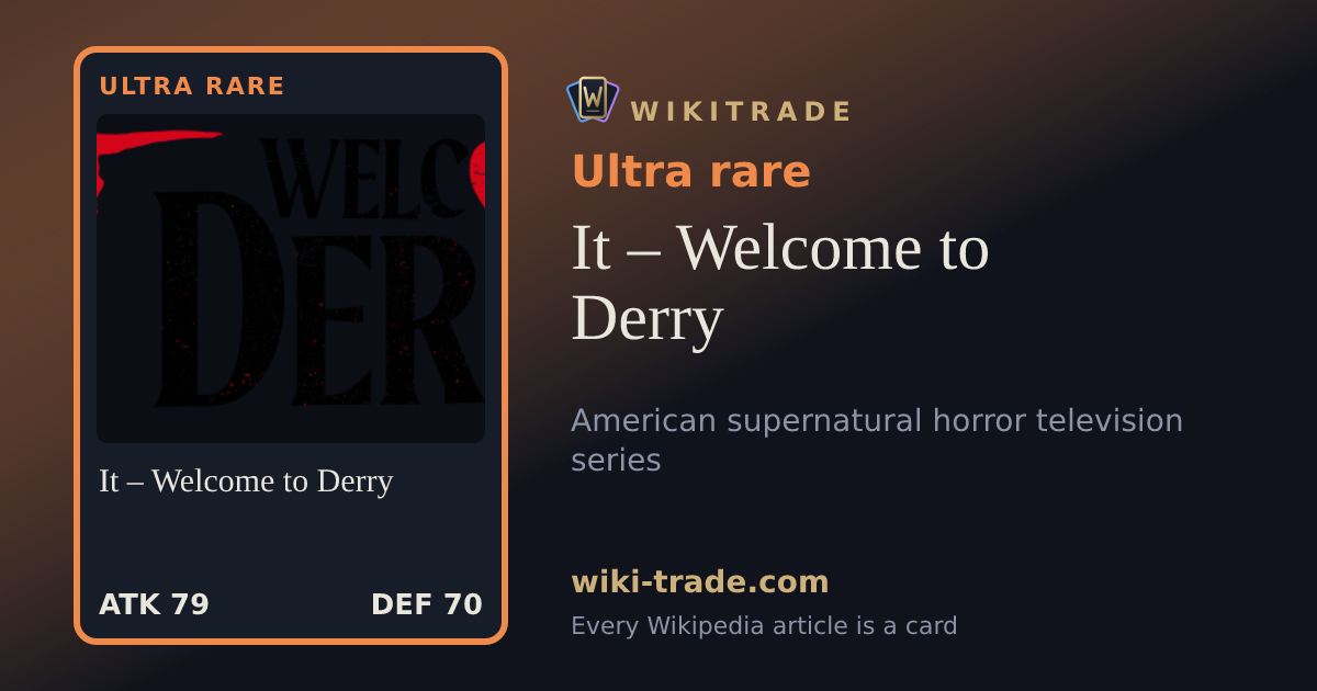 It – Welcome to Derry — Ultra rare card