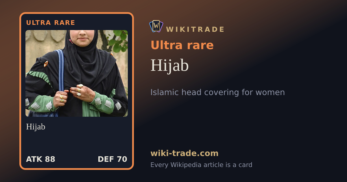 Hijab — Ultra rare card